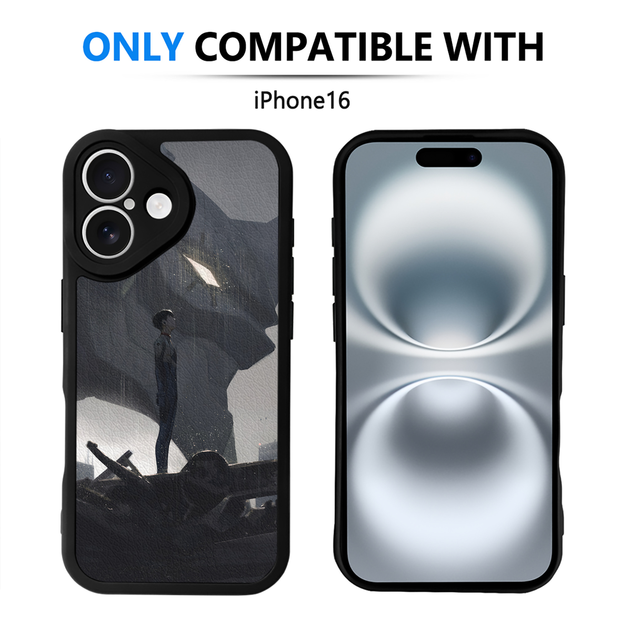 （画像用） EVA 新世紀エヴァンゲリオン 【iPhone 16シリーズ対応】シリコンスマホケース（レザー調） 材質：シリコン